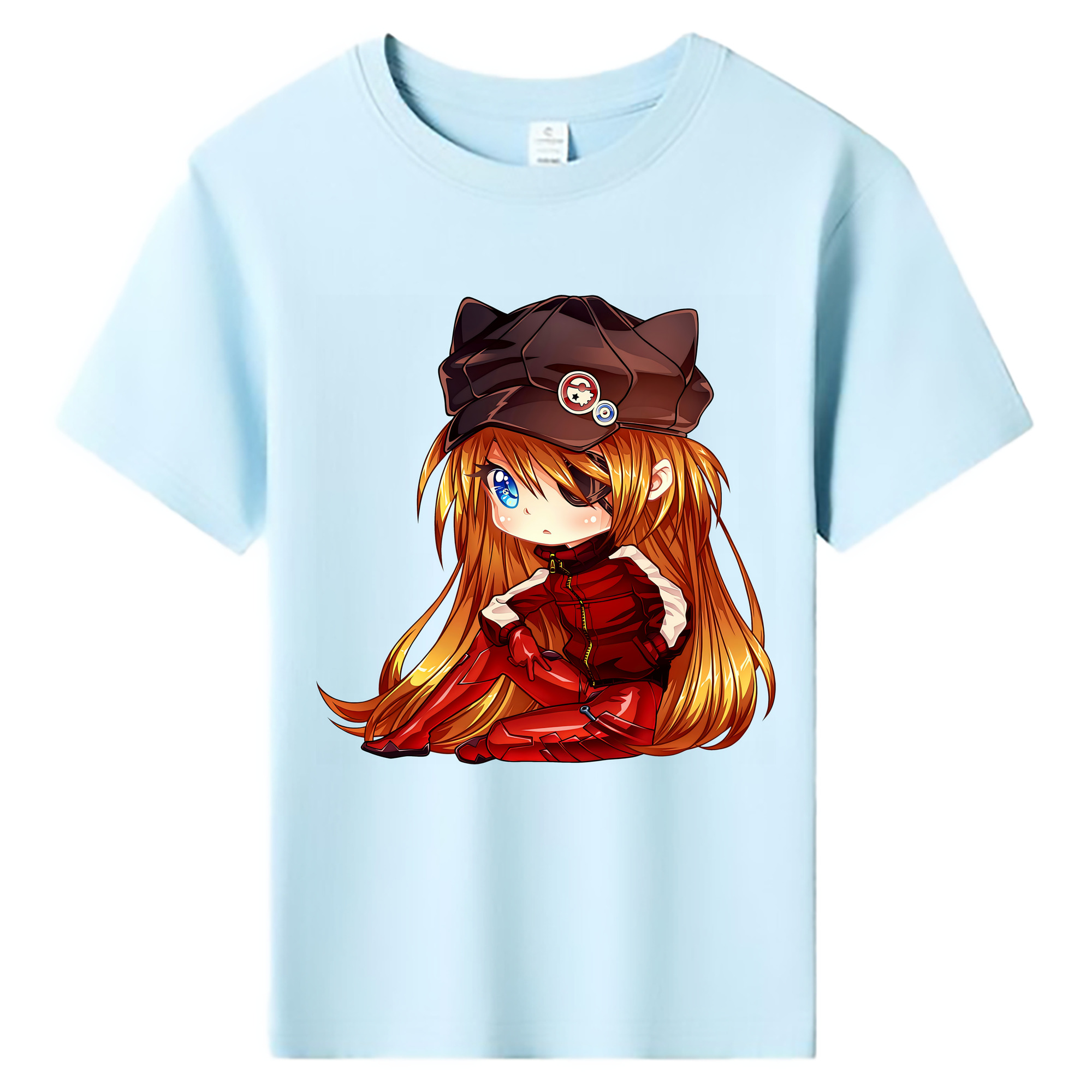 （画像用） EVA 新世紀エヴァンゲリオン 綿100％キッズTシャツ（フロントプリント）